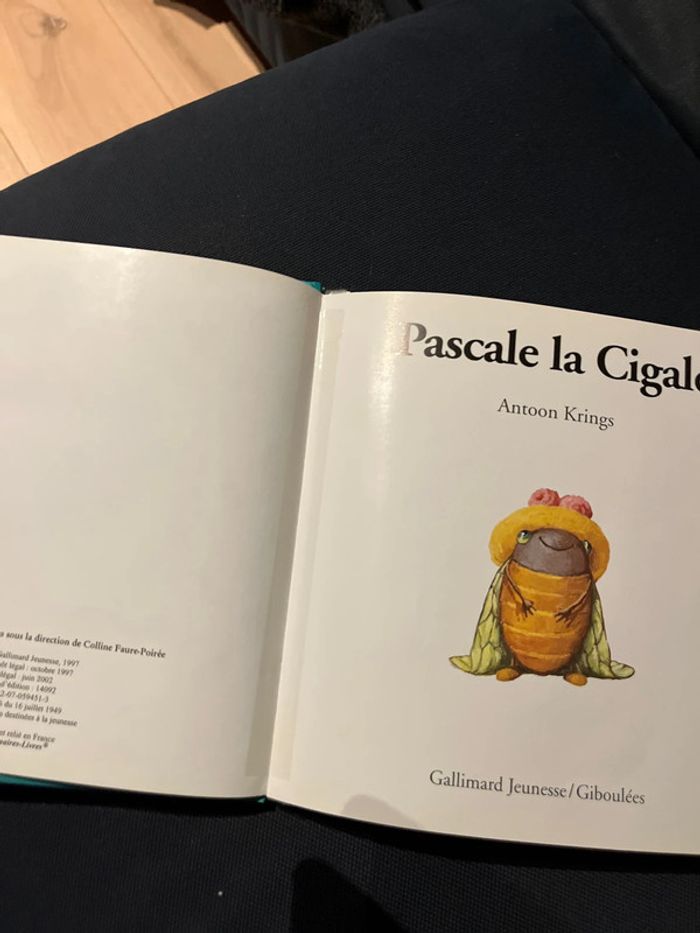 Livre pour enfants antoon krings pascale la cigale - photo numéro 3
