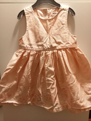 Robe rose pâle 18mois