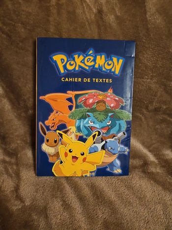 Cahier de texte Pokémon