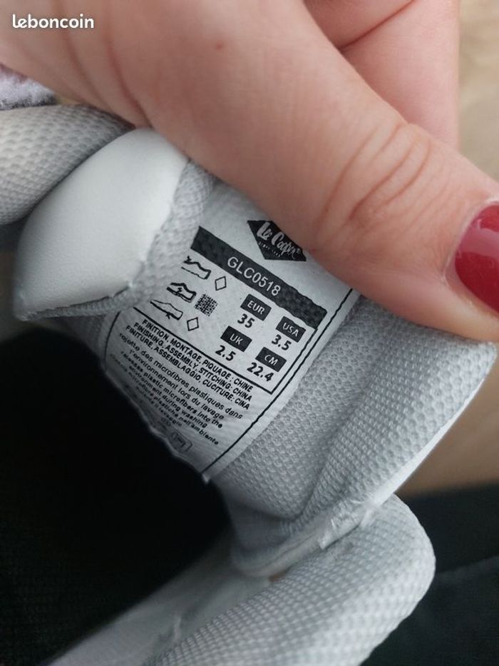 Baskets sneakers garçon Lee Cooper taille 35 - photo numéro 3