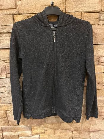 Gilet à capuche pailleté 10 ans Kiabi