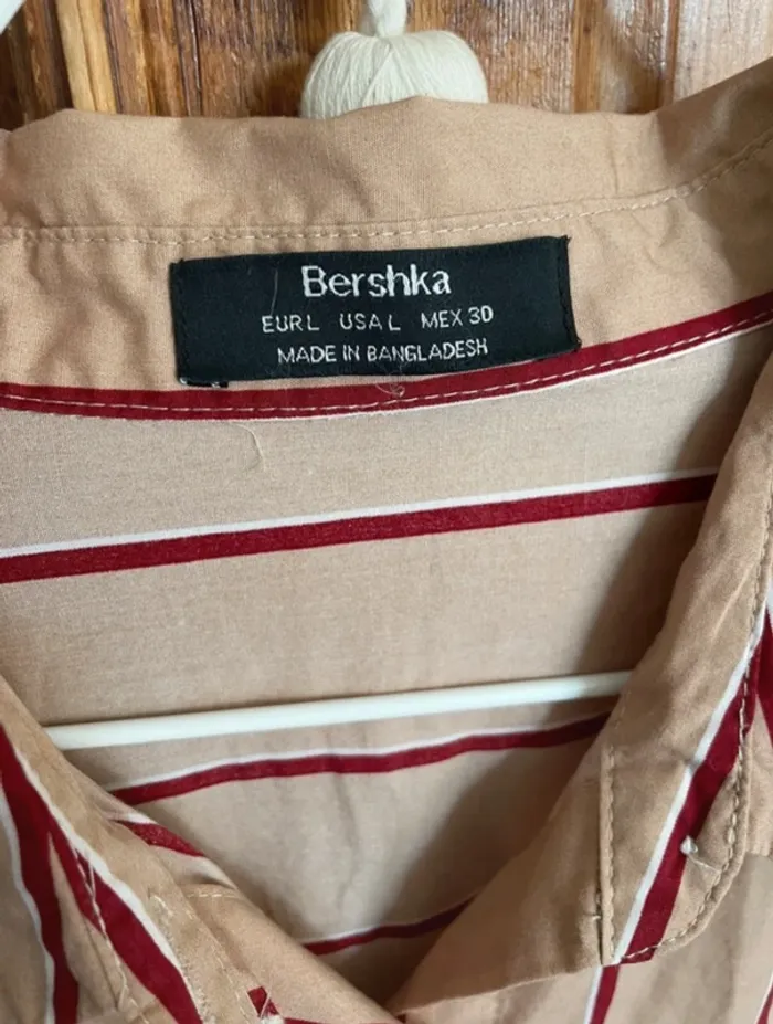 Chemise rayée bershka L - photo numéro 2