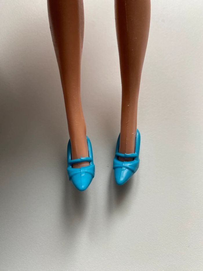 Escarpins bleu pour poupée Barbie - photo numéro 2