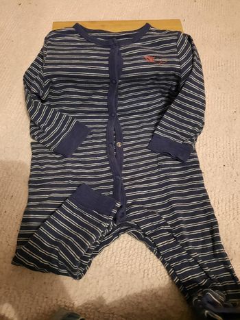 Pyjama bebe coton pieds ouverts