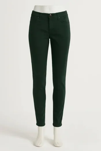 Pantalon slim vert bouteille Tally Weijl Taille 38