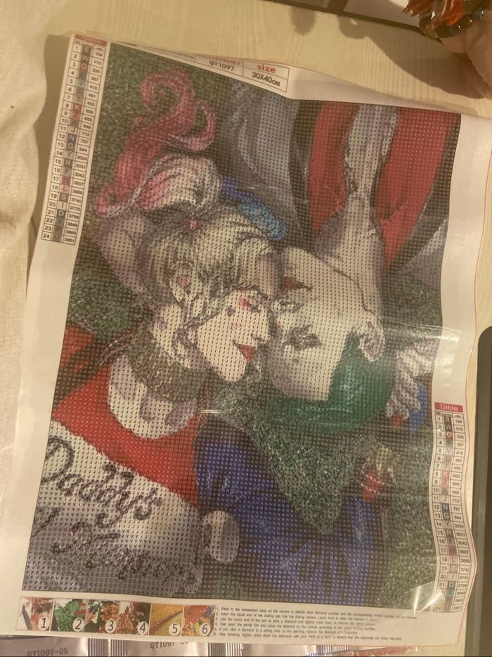 Diamond painting fleur sous cloche - photo numéro 4