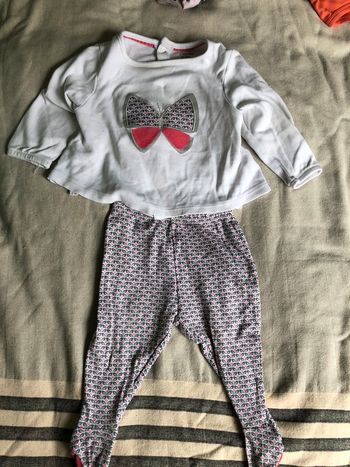 Pyjama fin OBaibi 6 mois 68 cm 100% coton