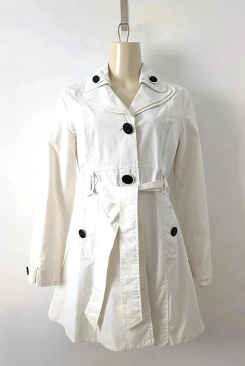 Manteau imperméable blanc - Attentif - taille 38