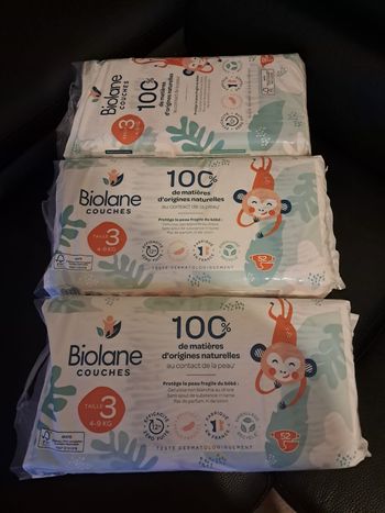Couche biolane taille 3