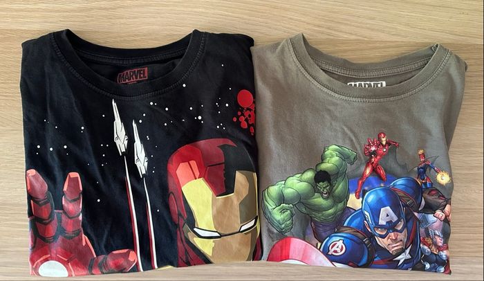 Lot de 2 t-shirts Marvel manches courtes Disneyland Paris - photo numéro 4