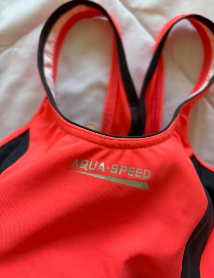 Haut de maillot de bain / tankini débardeur aqua speed rose gris taille S/36 - photo numéro 2