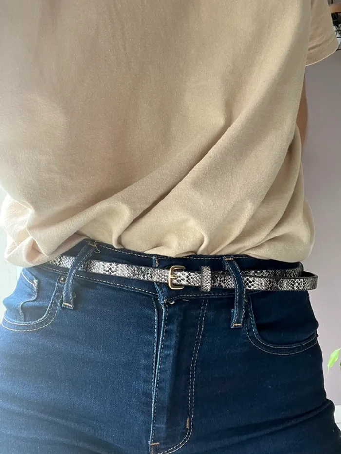 Ceinture crocodile