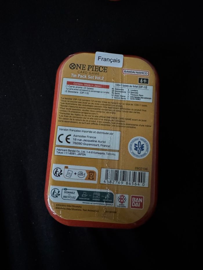 Mini tins Luffy One piece OP13 - photo numéro 2