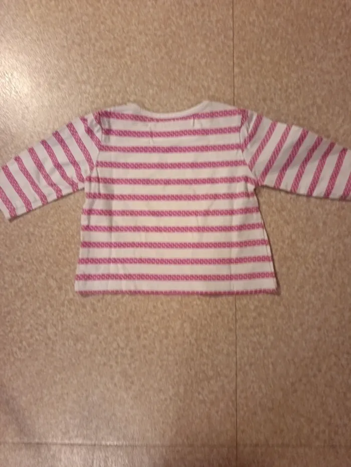 T-shirt manches longues 3 mois - photo numéro 2