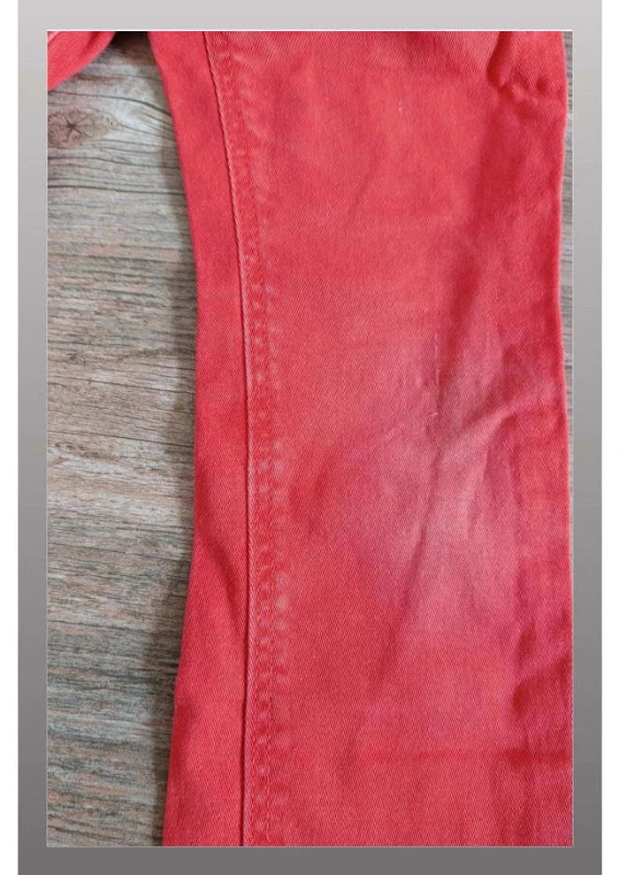 Jeans pantalon rouge kiabi 4 ans - photo numéro 2