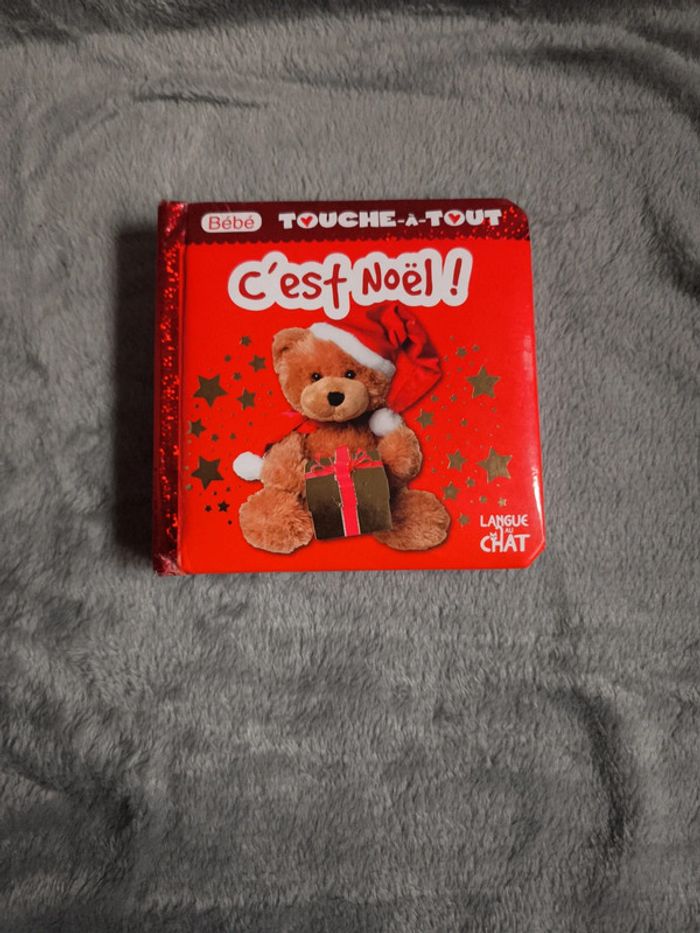 Livre bébé touche-à-tout c'est Noël