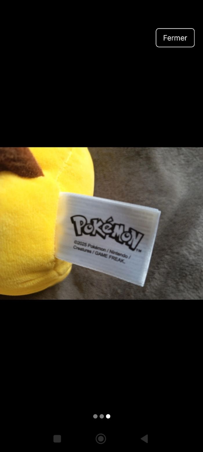 Peluche Captain Pikachu et Pikachu - photo numéro 3