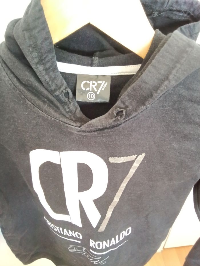 Sweat cristiano Ronaldo noir et multicolore - photo numéro 3