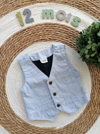Gilet sans manches habillé - Tape à l'oeil - 12 mois
