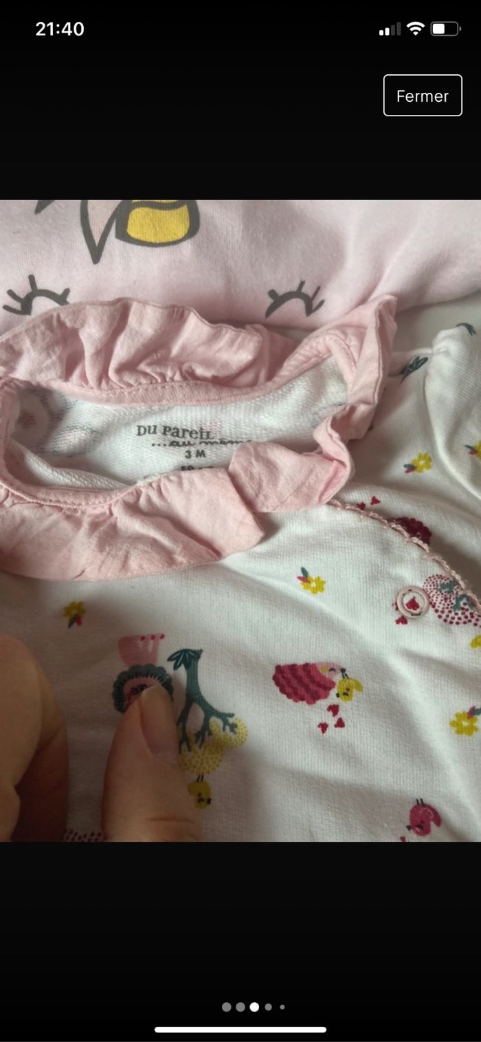 2 pyjamas - photo numéro 3