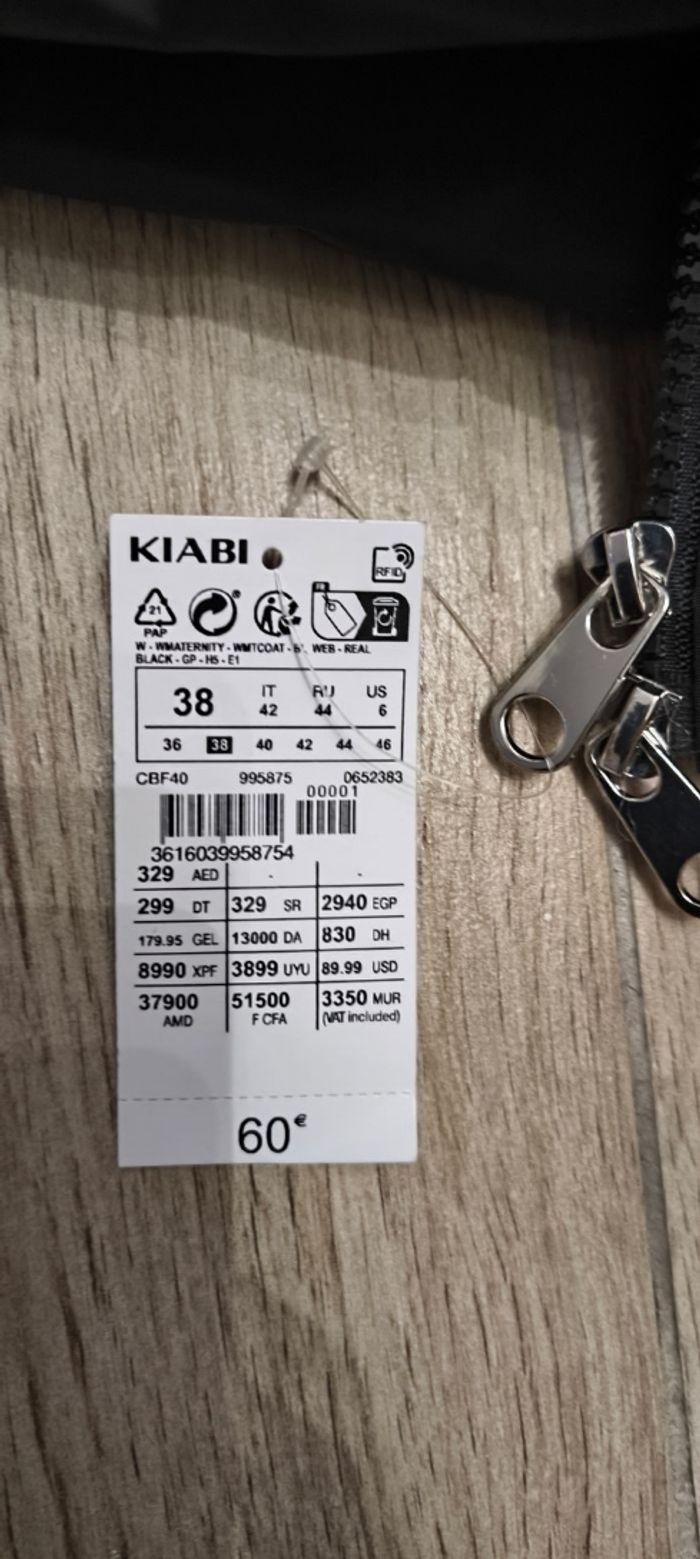 Doudoune grossesse et portage neuve - photo numéro 3