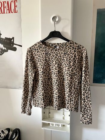 Pull léger léopard H&M taille S