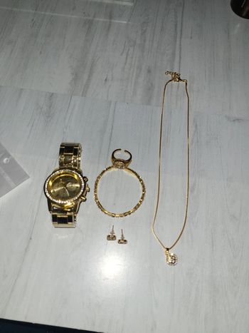 Ensemble parure doré