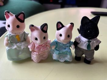 Sylvanian - Famille Chat Bicolore