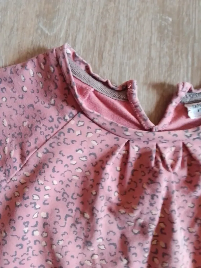 Robe fille tao tape a l oeil 8 ans rose plutôt automne hiver - photo numéro 9