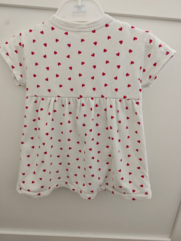 Robe coeurs body intégré petit bateau - photo numéro 2