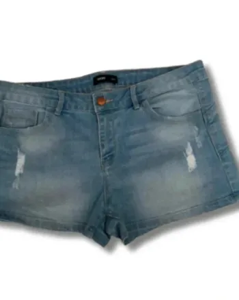 Mini short femme taille 42 – effet usé – Très bon état