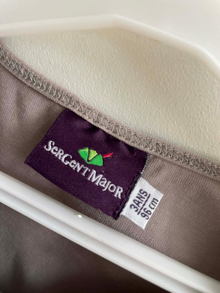 T shirt manches longues T 3 ans "Sergent Major" - photo numéro 2