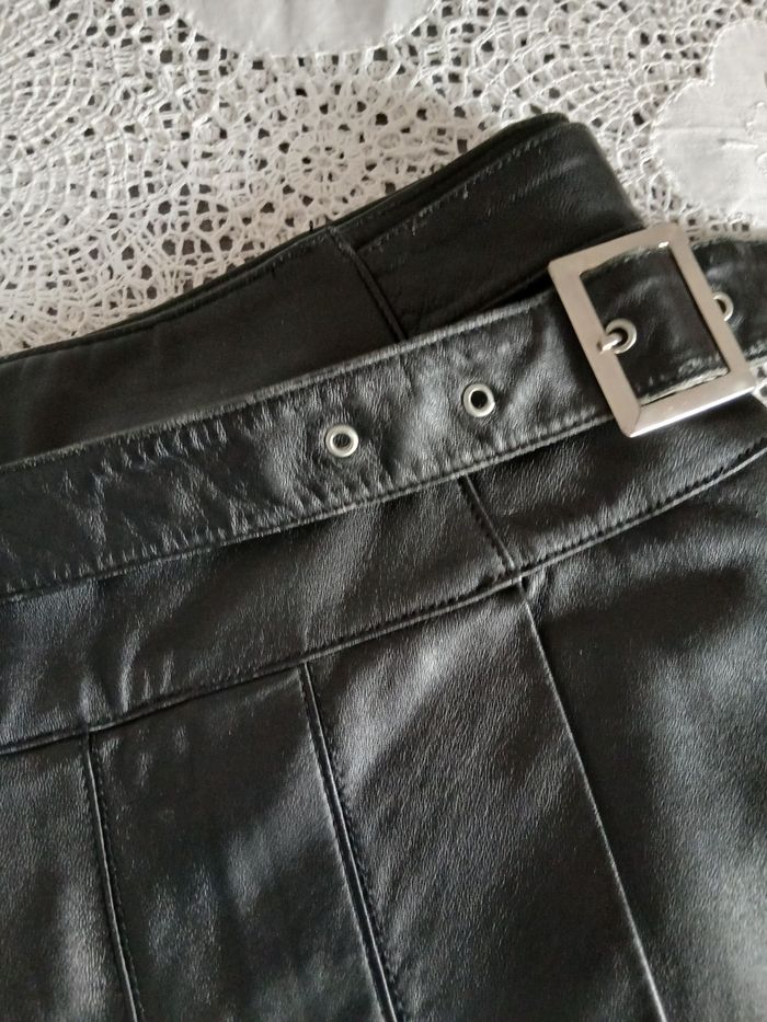 Jupe cuir agneau - photo numéro 3