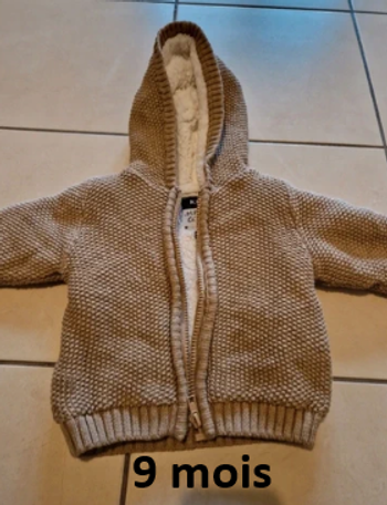 Gilet épais 9 mois