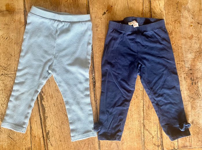 Lot 2 leggings 18 mois