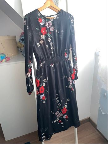 Robe mi longue fleurie