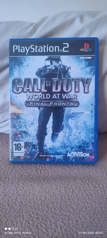 Call of duty world at war final fronts PS2