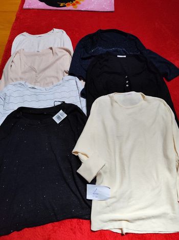 Lot 7 hauts femme en L / 40