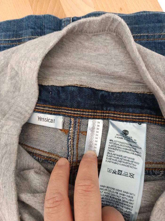 Jupe en jean grossesse taille 36 - photo numéro 8