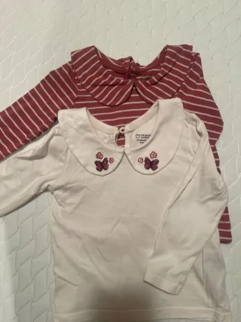 Lot de T shirts ML col Claudine