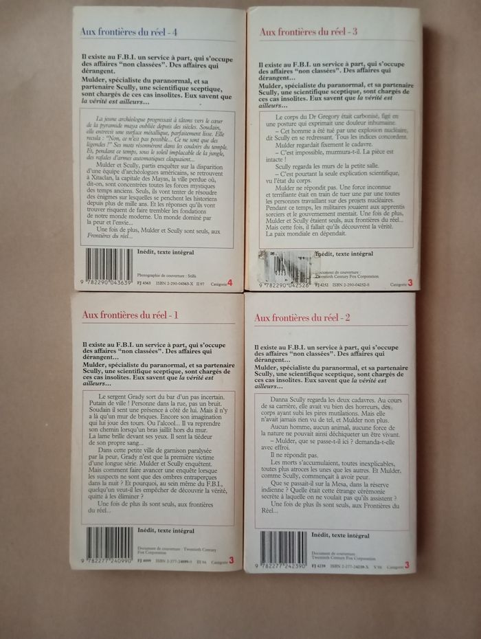 4 livres  X-files - photo numéro 2