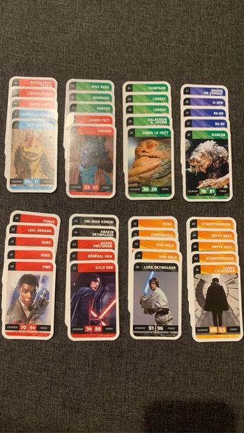 40 cartes Star Wars de Leclerc