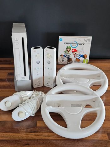 Nintendo Wii # Pack Mario Kart pour 2 Personnes #
