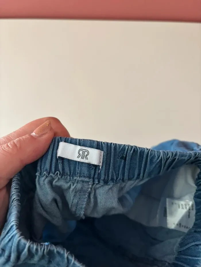 Short/bloomer jeans La Redoute 6m/67cm - photo numéro 4