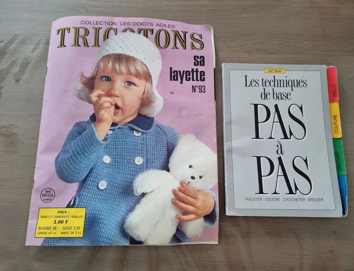 Magazine vintage 1973 tricotons sa layette n93 les doigts agiles
