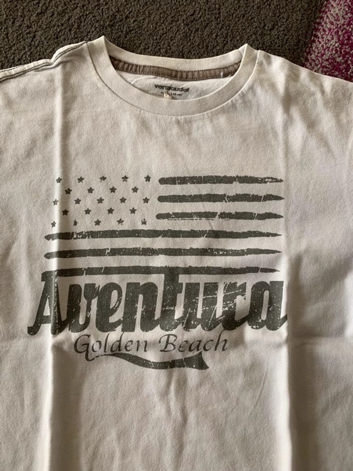 Tshirt blanc Vertbaudet taille 6 ans - photo numéro 2