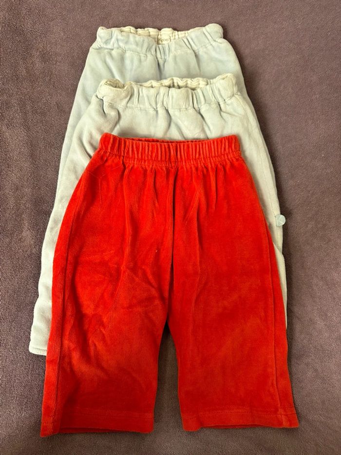 Lot de 3 bas de pyjama chauds