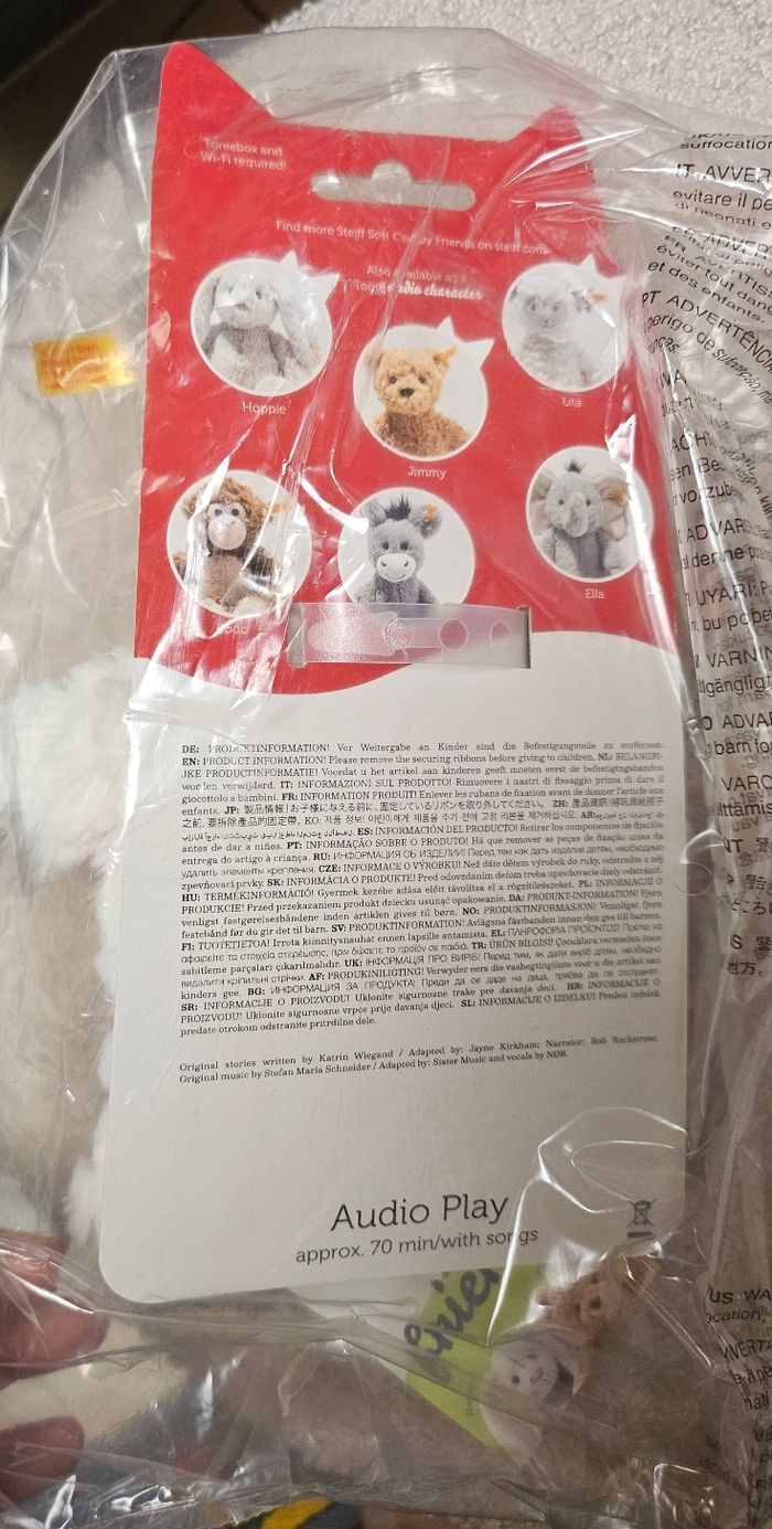 Tonies  Lita Lamb

Steiff soft cuddly friends - photo numéro 2