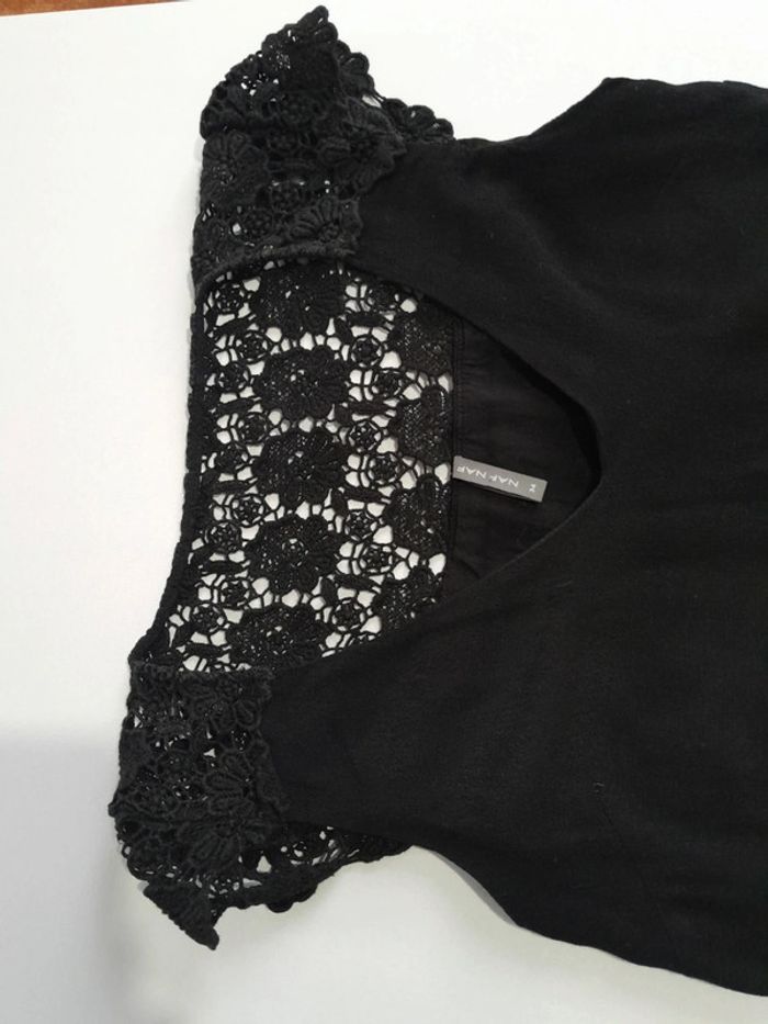 Petite robe noire naf naf taille 34 - photo numéro 2
