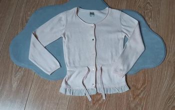 Gilet "habillé" ( ou de cérémonie) crème 6 ans tape à l'oeil neuf jamais porté